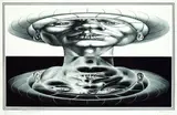 Rudolf Hausner, 3 Bll.: Adam warum zitterst Du? Adam gegensätzlich. Adams Pyramide, 1970, Lithograph
