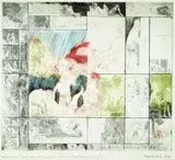 Alfred Hrdlicka, Sex, Sadismus und Gewalt I, 1966, Colour etching