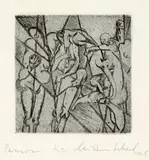 Christian Schad, Passions, 1915, Etching