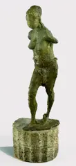 Gehendes Mädchen by Karl Bobek, 1961, Bronze, sold Jun 2003