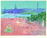 Jean Dufy, Place de la Concorde, Lithograph printed in colours