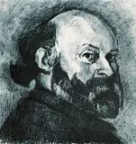 Édouard Vuillard, Portrait de Cézanne, 1914, Lithograph