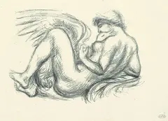 Léda by Aristide Maillol, Lithograph, sold Jun 2003