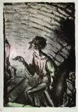 A. Paul Weber, 8 Bll. Figürliche Motive, 1950, Lithograph