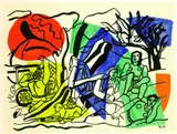Fernand Léger, La Partie de Campagne, 1960, Lithograph printed in colours