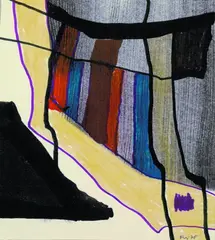 Komposition by Fritz Winter, 1975, Felt-tip pen and ink drawing, sold Jun 2003