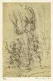 Max Ernst, Aus: Léonard de Vinci, Prophéties sur les Animaux raisonnables et irraisonnables