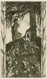 Frühlingsabend by Heinrich Vogeler, 1897, Etching, sold Jun 2003
