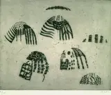 Zoran Mušič, Femmes dalmates, 1953, etching