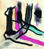 Fritz Winter, Komposition, 1975, Felt-tip pen and ink drawing