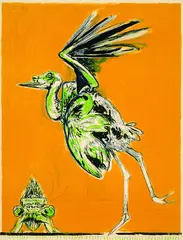 Bird by Graham Sutherland, 1968, Lithograph printed in colours, sold Jun 2003