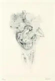 Hans Bellmer, Nachts rosa oder grün, 1966, Etching
