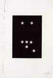 Donald Sultan, Dominoes, 1990, Etching