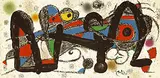 Miró Esculator by Joan Miró, 1974, Lithograph printed in colours, sold Jun 2003