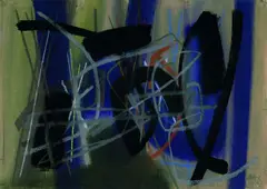 Fritz Winter, Komposition, 1952, Watercolour