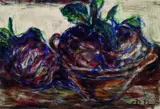 Kohlrabi by Christian Rohlfs, 1923, Water-tempera, sold Mar 2003