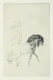 Pablo Picasso, Au Cirque, 1905, Drypoint