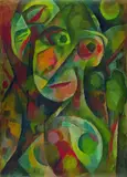Curt Ehrhardt, Proud, 1921, Oil on cardboard