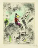 Marc Chagall, Aus: Celui qui dit sans rien dire, 1975, Colour etching