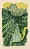 Pierre Bonnard, Rue vue d'en haut, 1899, Lithograph printed in colours