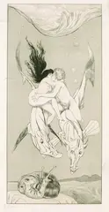 Verführung by Max Klinger, 1880, Etching, sold Mar 2003