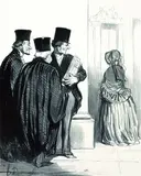 Honoré Daumier, 2 Bll. aus: Les Gens de Justice