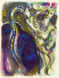 Marc Chagall, Aus: Exodus, 1966, Lithograph printed in colours