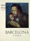 Mère et enfant au fichu (Plakat für das Museo Picasso, Barcelona) by Pablo Picasso, Colour offset, sold Mar 2003