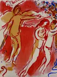 Marc Chagall, 9 Bll. aus: Illustrationen für die Bibel, 1960, Lithograph