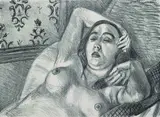 Le repos du modèle by Henri Matisse, 1925, Lithograph, sold Mar 2003
