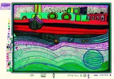 Regentag auf Liebe Wellen by Friedensreich Hundertwasser, 1970, Silkscreen printed in colours, sold Mar 2003