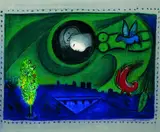 Marc Chagall, Quai de Bercy, 1954, Lithograph printed in colours