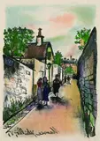 Maurice Utrillo, 7 Bll. aus: La Légende et la Vie d'Utrillo, 1927, Lithograph