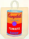 Andy Warhol, Campbell's soup can on shopping bag, 1966, Silkscreen printed in colours