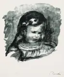 Claude Renoir, la tête baisée by Pierre-Auguste Renoir, 1904, Lithograph, sold Mar 2003