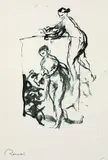 Femme au cep de vigne, 3e variante by Pierre-Auguste Renoir, 1904, Lithograph, sold Mar 2003