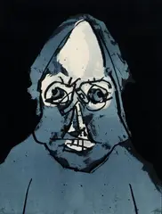 Antonio Saura Atarés, Torquemada, 1964, Lithograph printed in colours