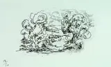 Le petit paysage by Pierre-Auguste Renoir, 1908, Etching, sold Mar 2003