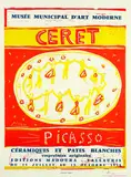 Picasso, Céramique et Pates Blanche by Pablo Picasso, 1953, Linocut printed in colours, sold Mar 2003
