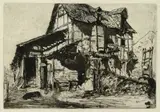 The unsafe Tenement by James Abbott McNeill Whistler, 1858, Etching, sold Mar 2003