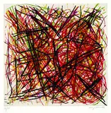 Abstrakte Komposition by A. R. (d. i. Ralf Winkler) Penck, Colour etching, sold Mar 2003