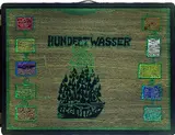 2 Werke: Regen auf Regentag. Regentag-Kassette by Friedensreich Hundertwasser, 1971, Silkscreen, sold Mar 2003