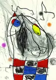 Joan Miró, Aus: Passage de l'Egyptienne, 1985, Colour etching