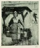 Camille Pissarro, Paysanne au puits