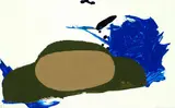 Blinky Palermo, Auto, 1971, Screenprint in colours with collage, on smooth wove paper, the full sheet