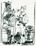 Pablo Picasso, Les Saltimbanques, 1958, Lithograph