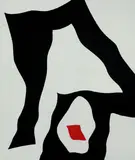 Jean Arp, 5 Bll.: Relief II. Vollier V. Vollier VI. Composition. Figurationen (Drei Elemente)
