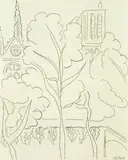 La Cité - Nôtre-Dame by Henri Matisse, 1937, Etching, sold Mar 2003