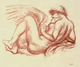 Aristide Maillol, 2 Bll.: Léda, 1925, Lithograph