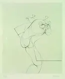 Hans Bellmer, 4 Bll. Verschiedene Motive, 1955, Etching